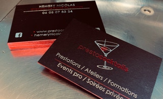 carte épaisse tranche dorée